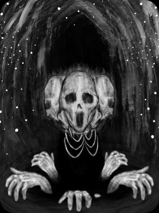 Custom Reddit avatar design by Raven Inkwork with stylized character artwork